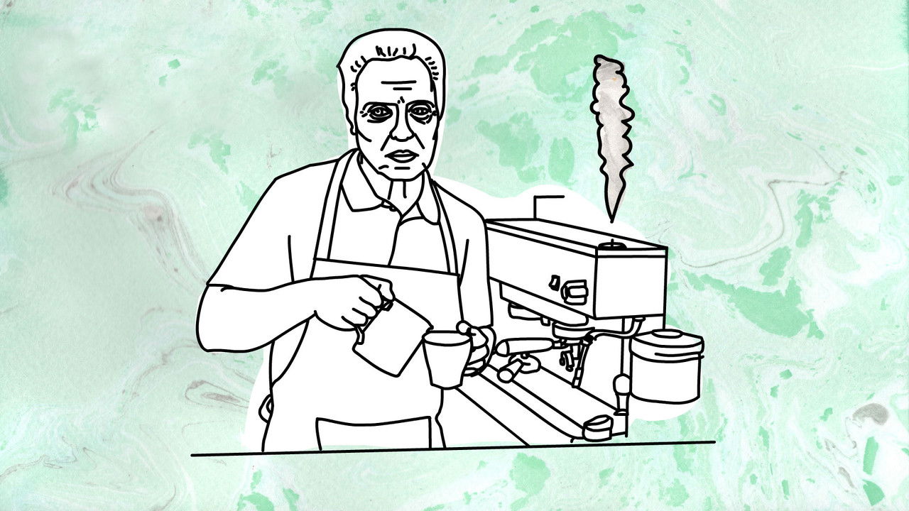 backdrop Christopher Walken's Coffee Shop