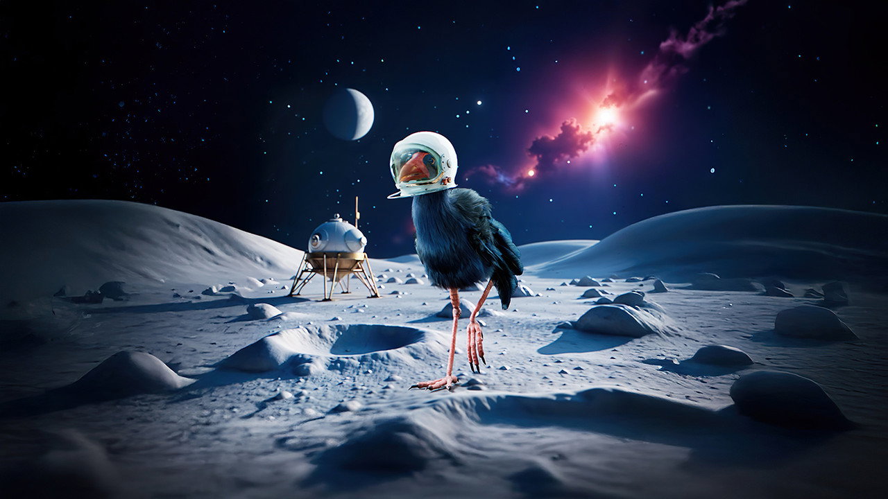 Birds in Space