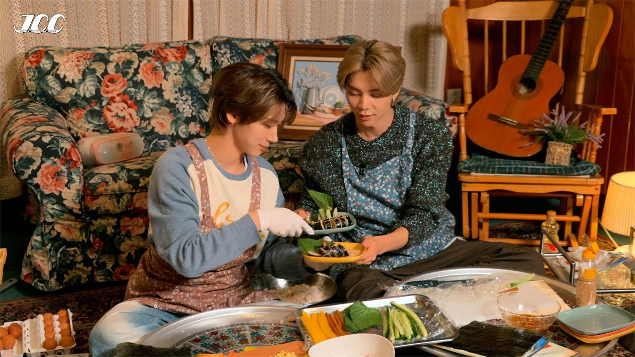JOHNNY and TEN make gimbap!๐ผ๐ธ