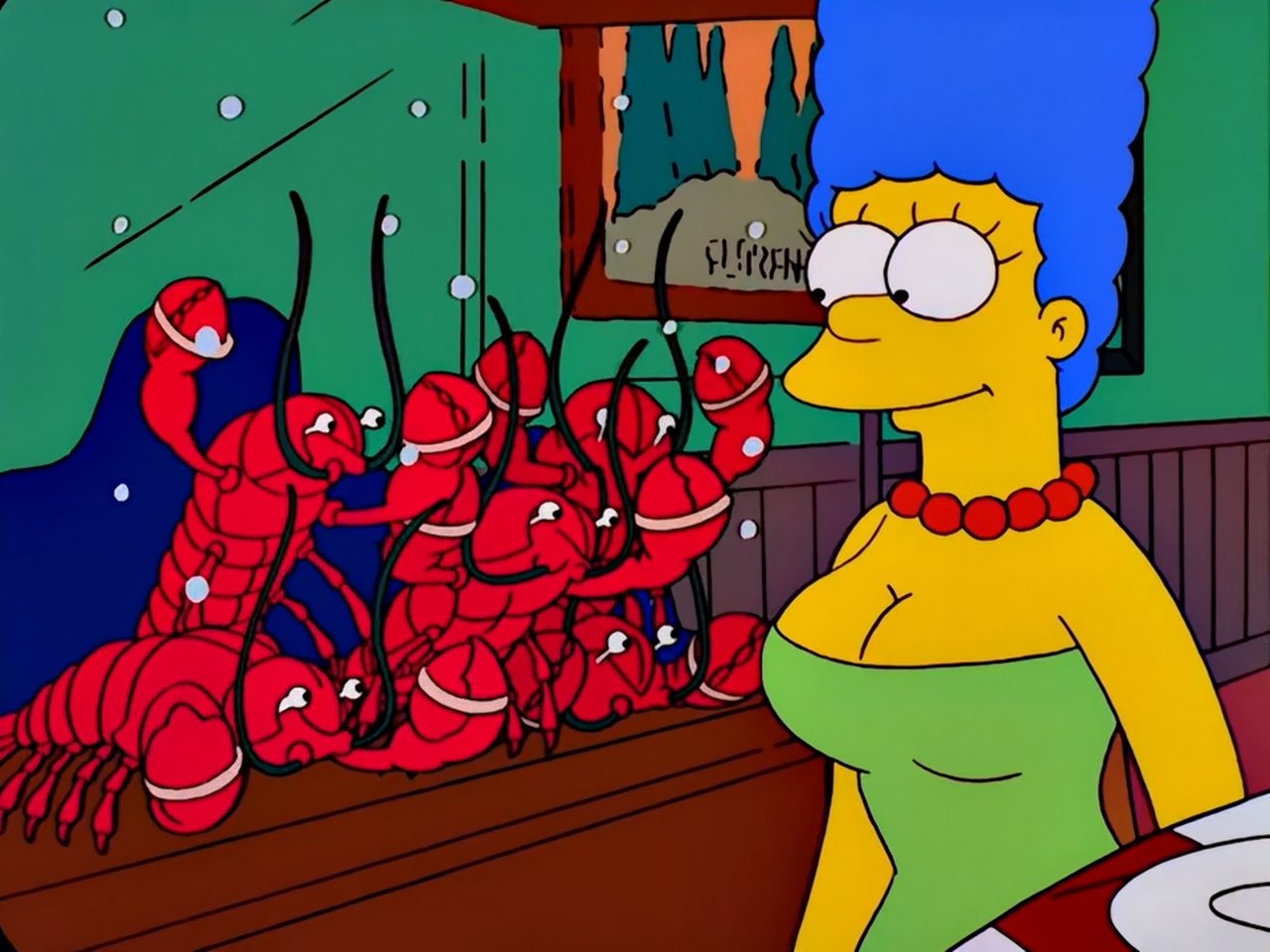 Escena de Las curvas de Marge
