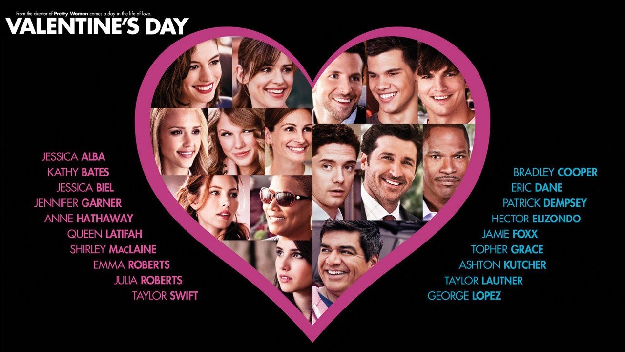  Valentine's Day : Bradley Cooper, Jennifer Garner, Taylor  Swift, Jamie Foxx, Jessica Alba, Kathy Bates, Jessica Biel, Anne Hathaway,  Taylor Lautner, Julia Roberts, Garry Marshall: Movies & TV