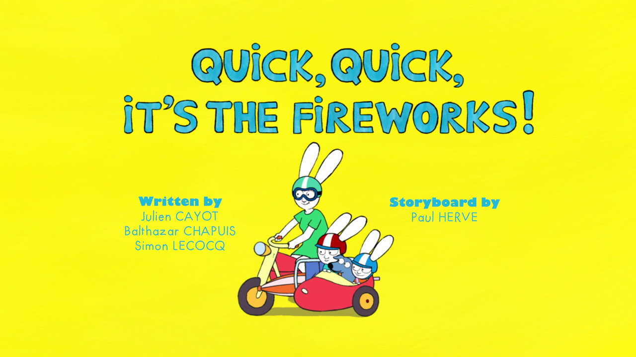 Quick, Quick, It's The Fireworks!