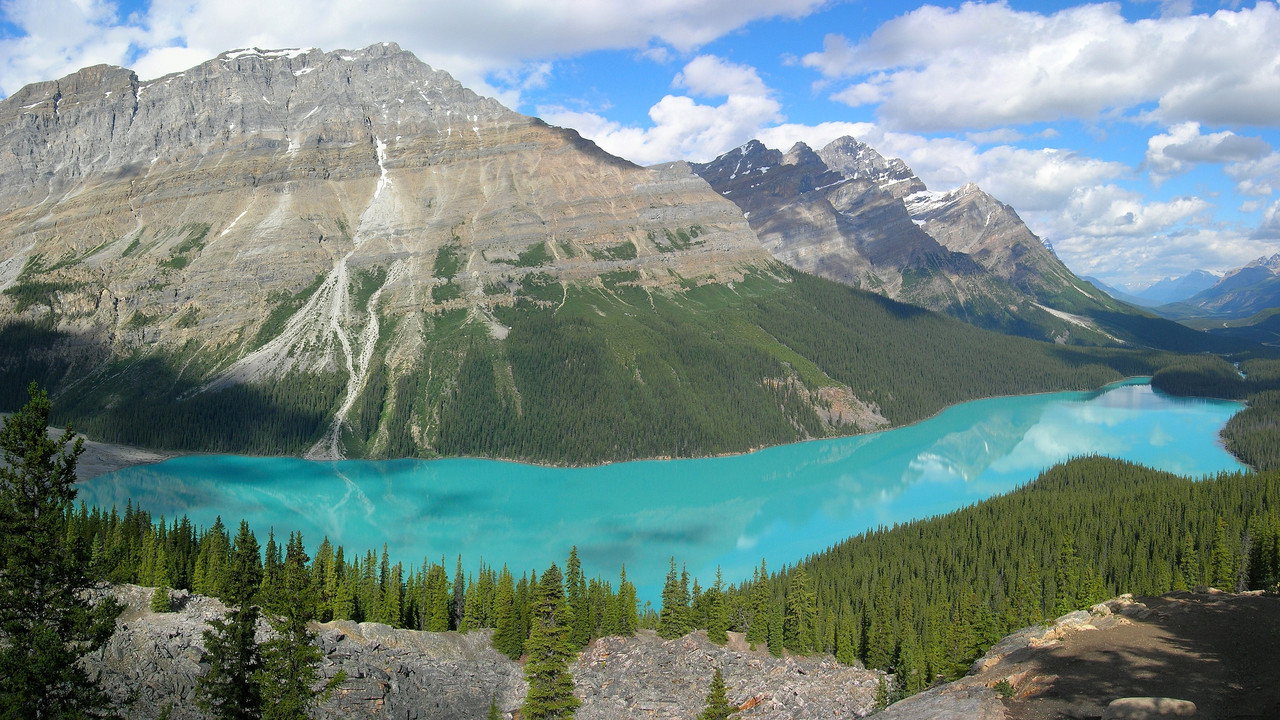backdrop Scenic National Parks: Glacier Banff Jasper