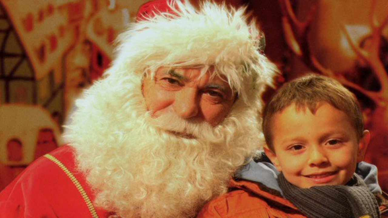 Un vrai papa Noël backdrop