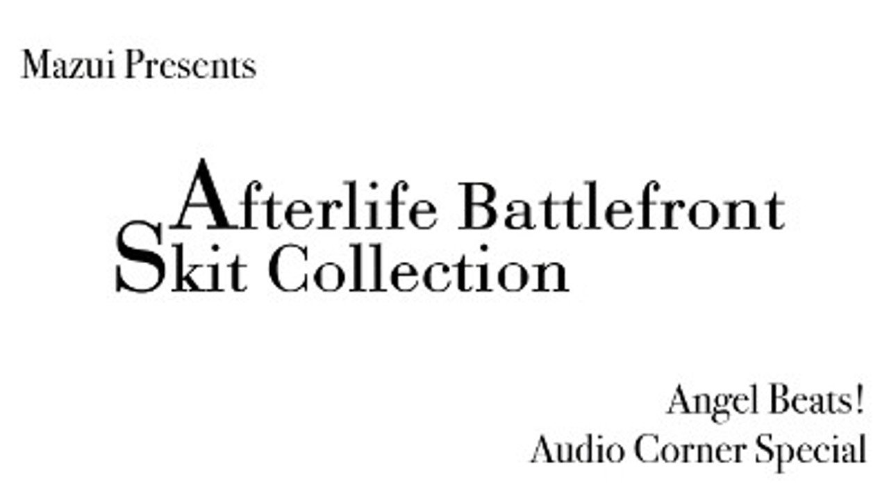 Afterlife Battlefront Skit Collection