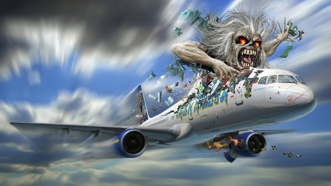 backdrop Iron Maiden - Flight 666 - The Concert