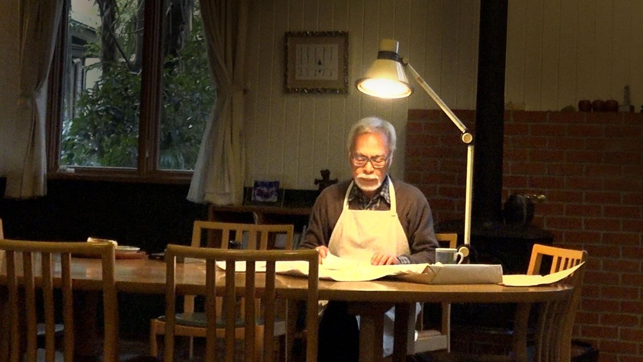 Hayao Miyazaki et le Héron backdrop