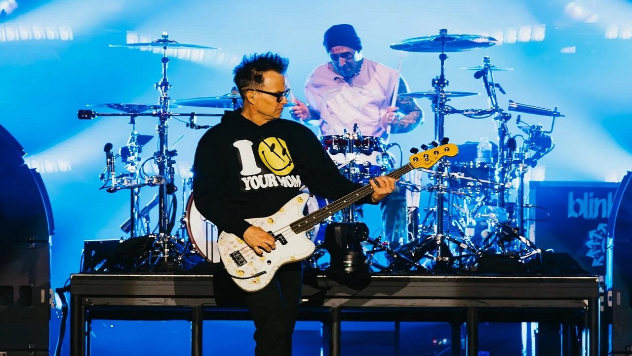 Blink 182 - Live at Reading and Leeds Festival 2024 backdrop