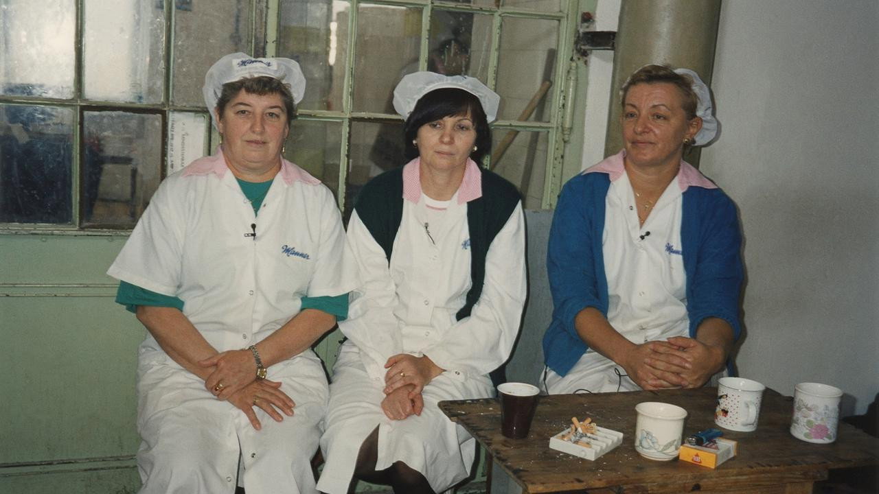 backdrop Alltagsgeschichte – Frauen in der Fabrik