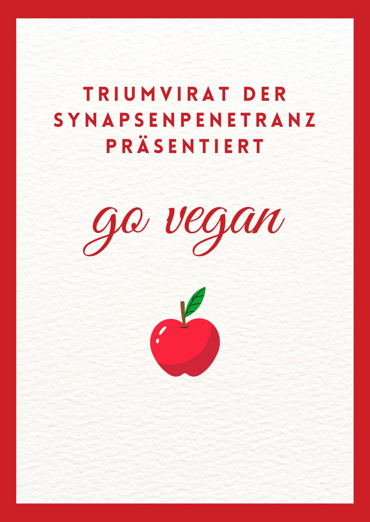 go vegan