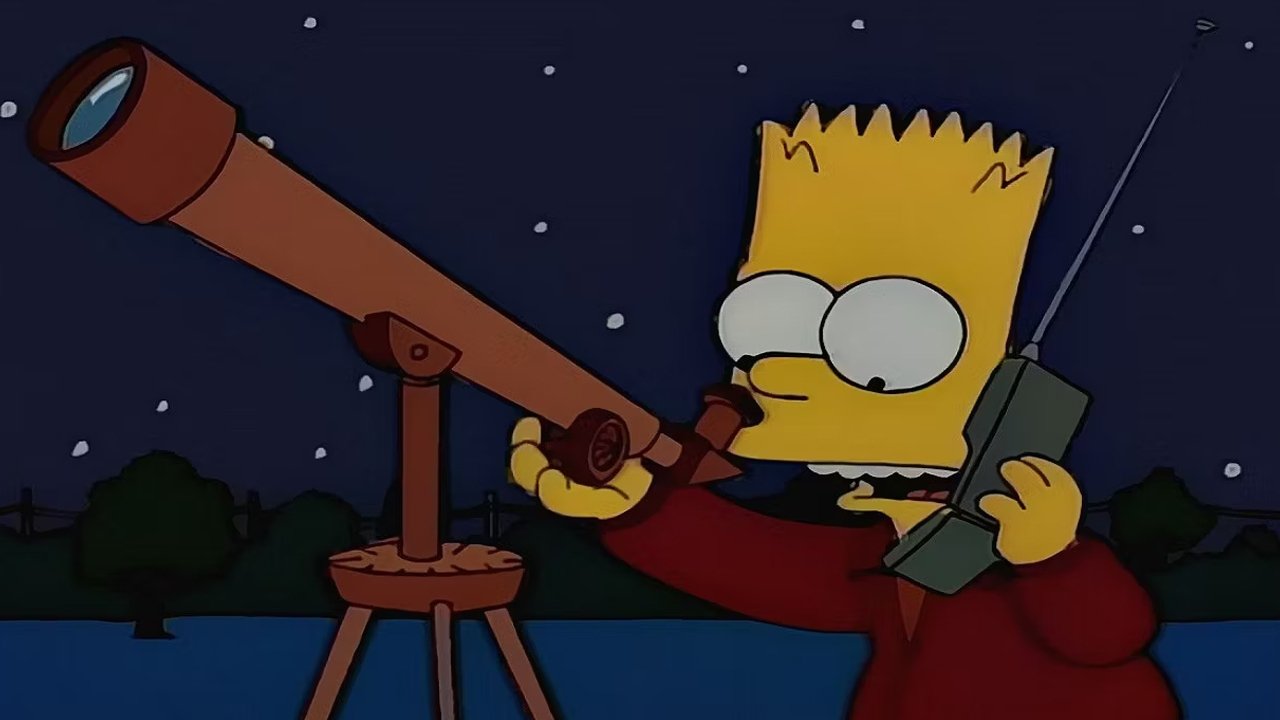 Escena de El cometa de Bart