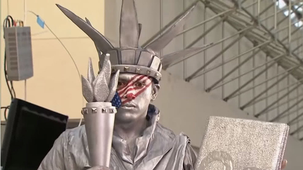 Human statue