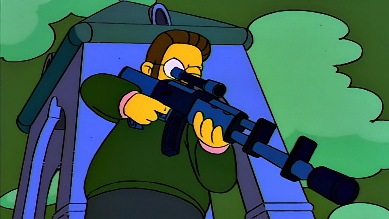 Escena de Homero ama a Flanders