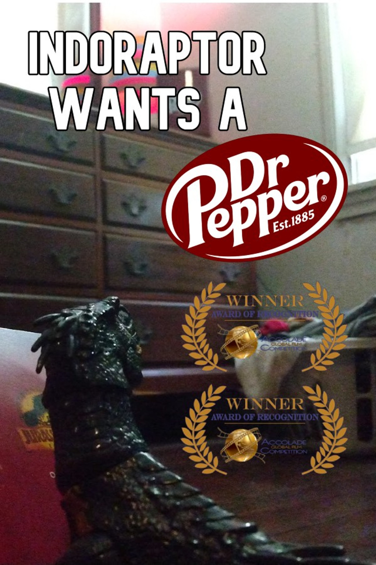 Indoraptor Wants a Dr Pepper