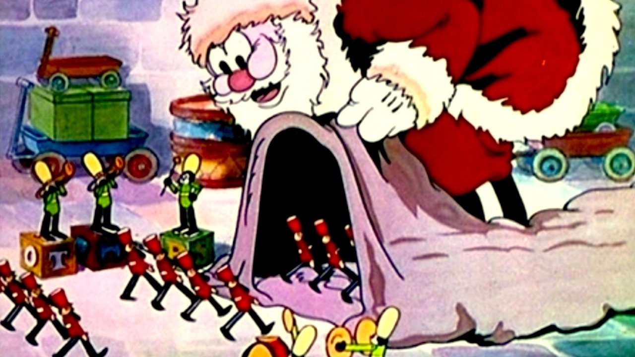 L'Atelier du Père Noël backdrop