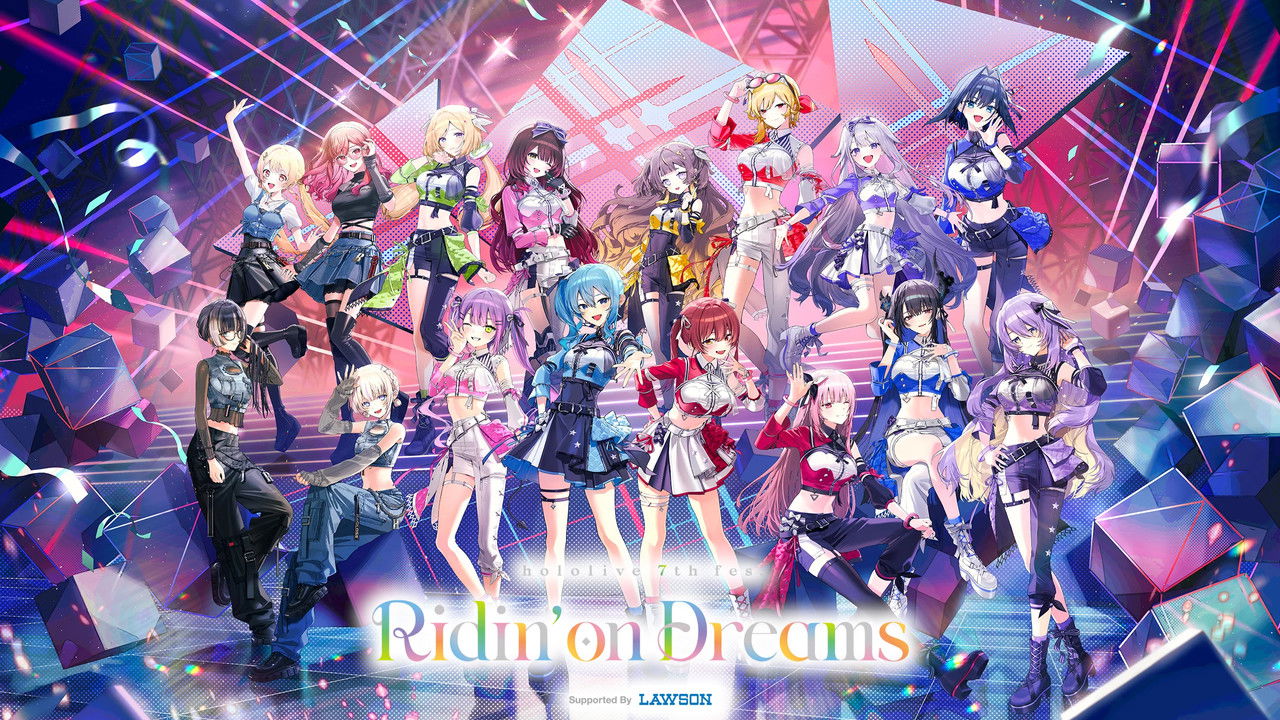 backdrop hololive 7th fes. Ridin’ on Dreams Day 3 Stage 4
