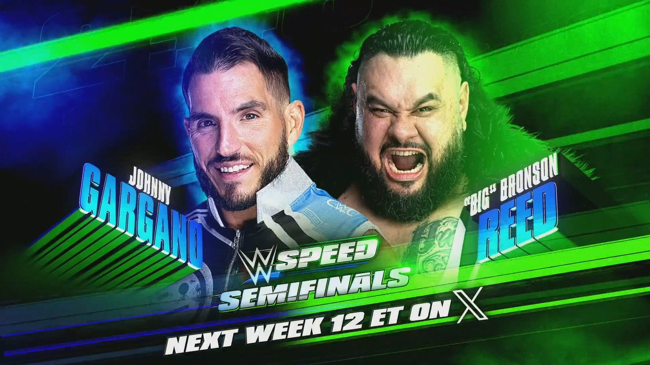 Johnny Gargano vs Bronson Reed