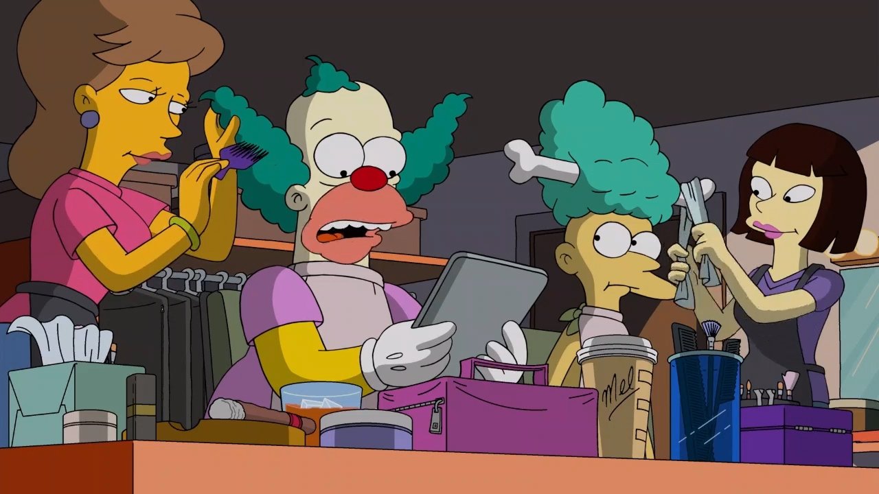 Escena de Krusty el payaso