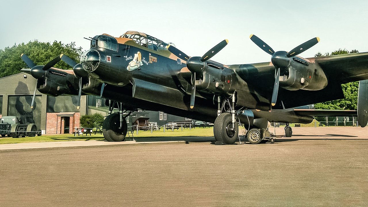 backdrop Guy Martin's Lancaster Bomber