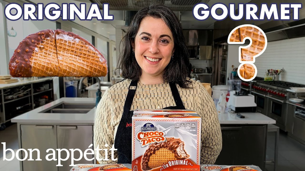 Pastry Chef Attempts to Make Gourmet Choco Tacos Part 1