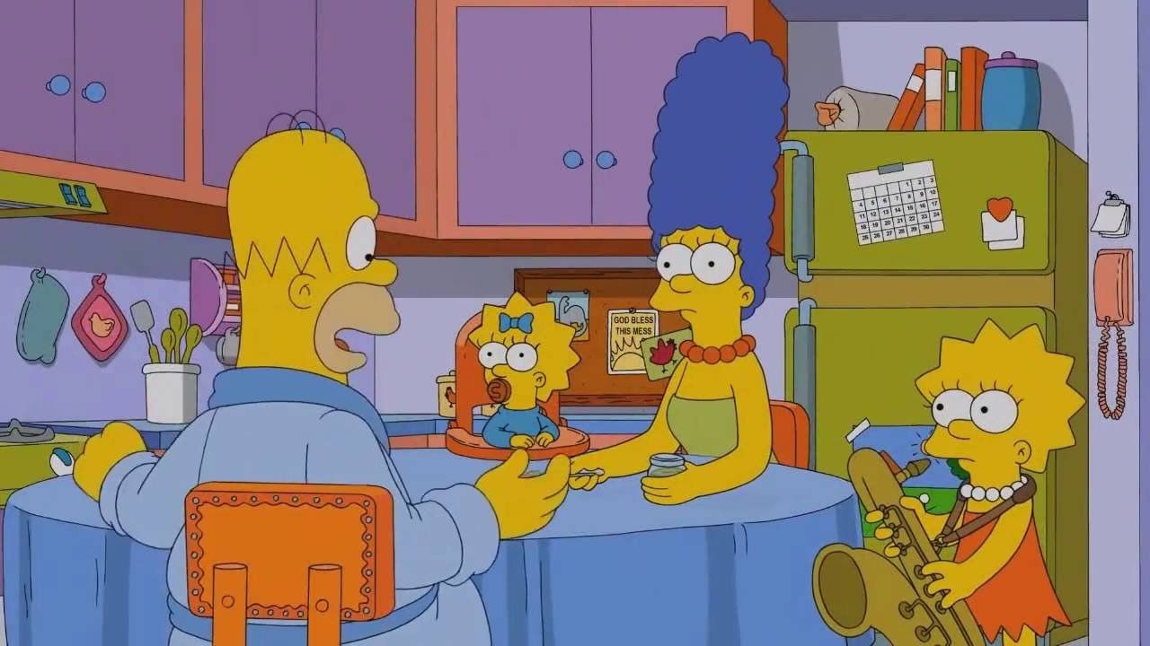 Escena de Como Lisa recuperó a Marge
