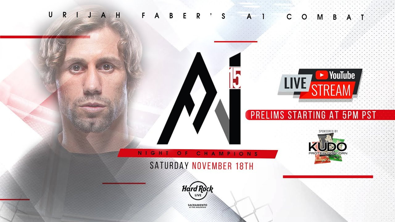 backdrop Urijah Faber's A1 Combat 15