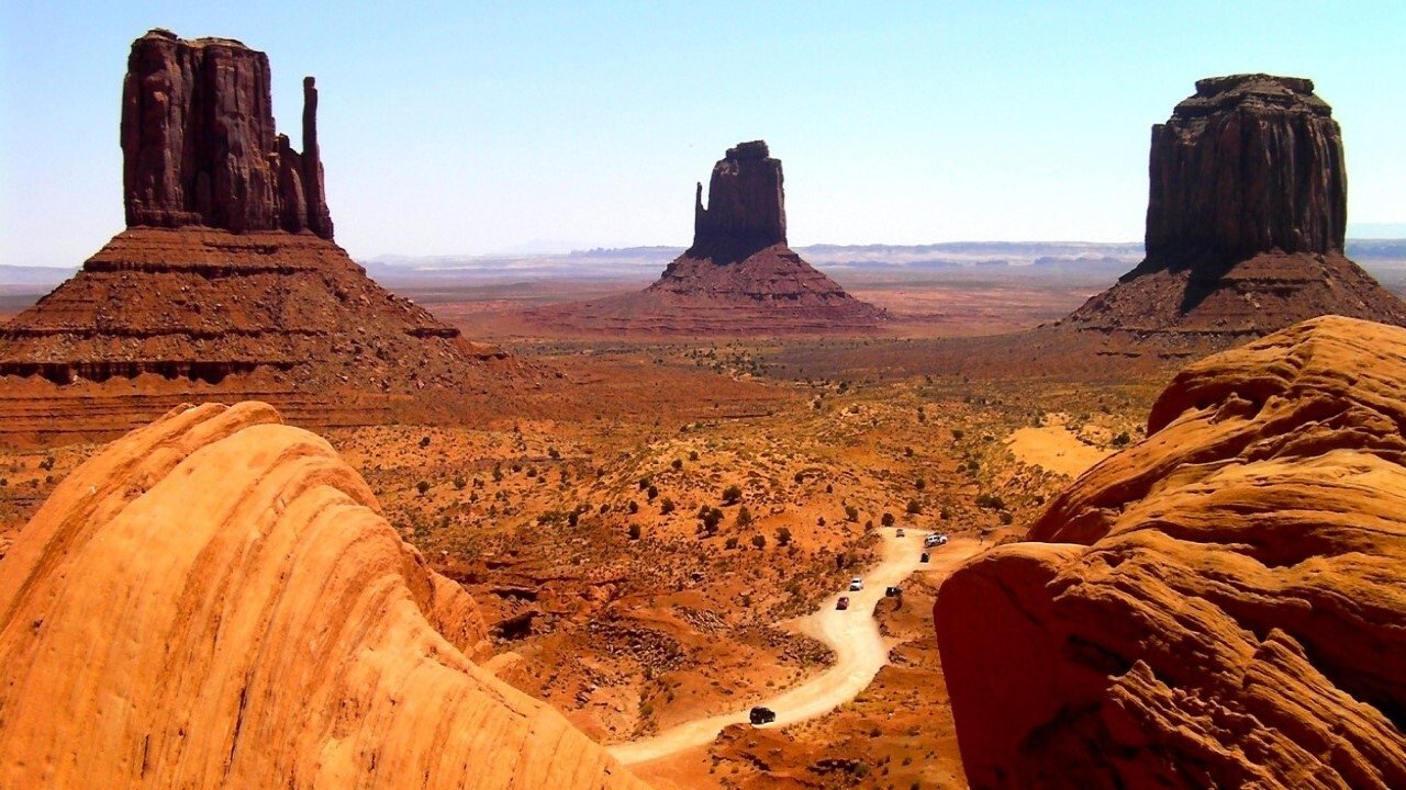 Les grands espaces de l'Ouest Américain backdrop