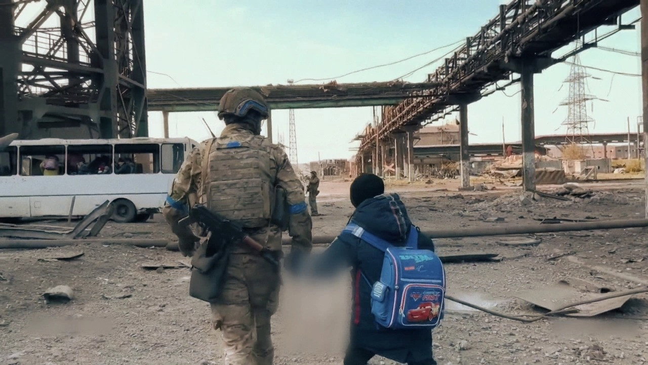 The evacuation