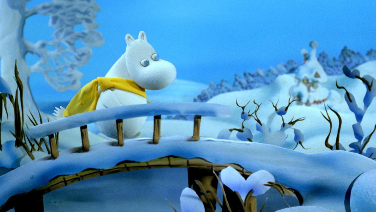 backdrop Winter in Moominland
