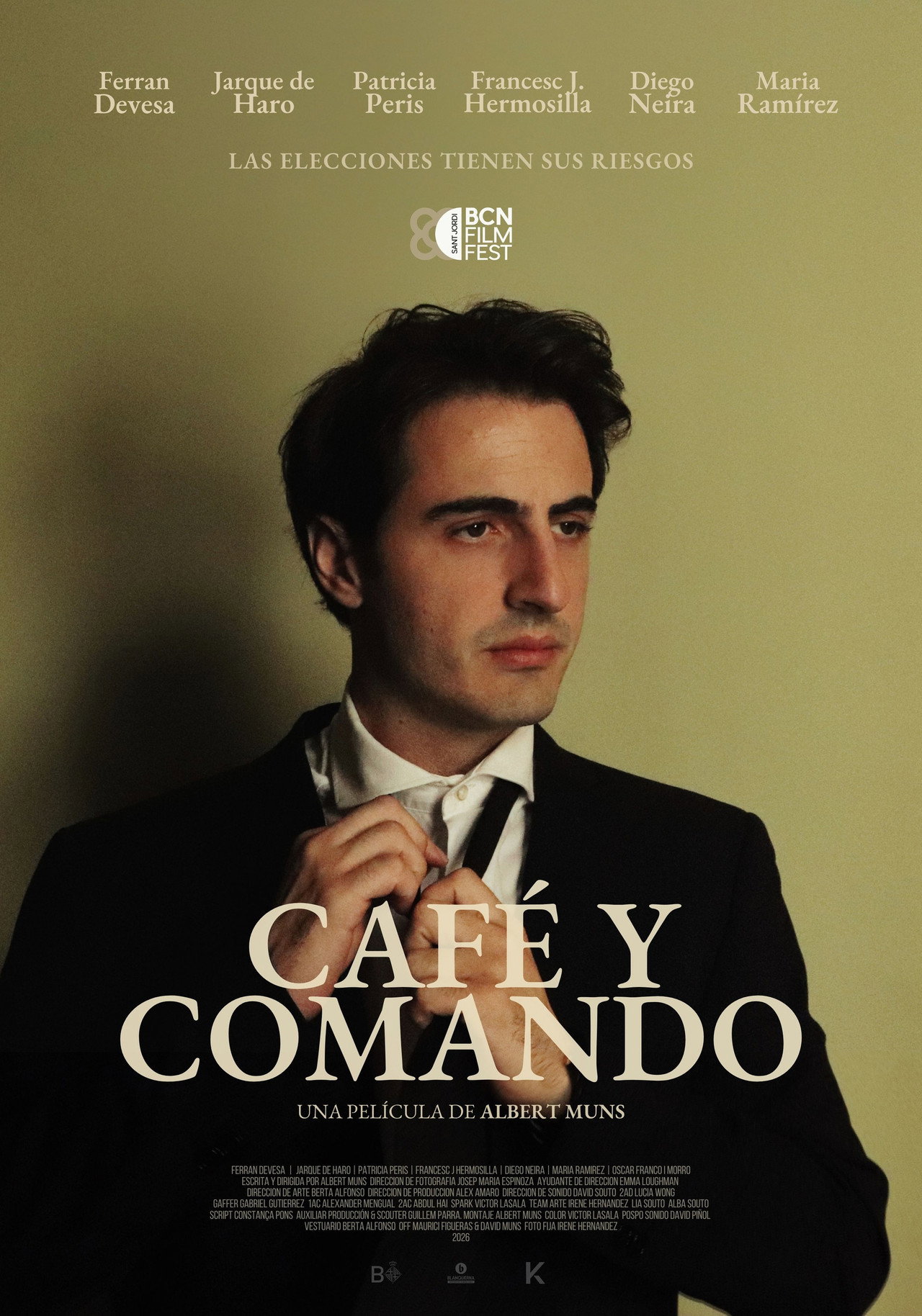Café y comando Backdrop