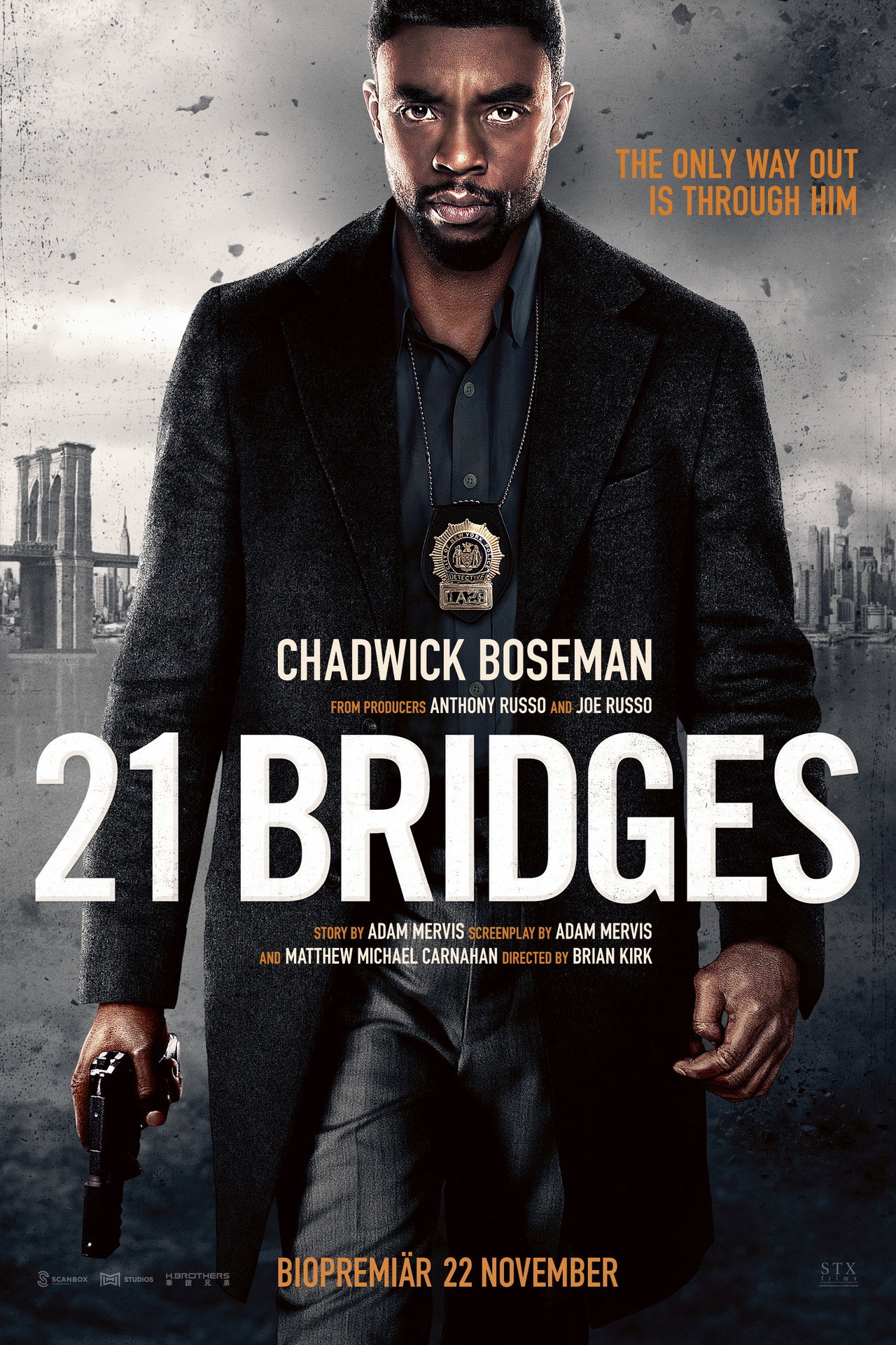 21 Bridges filmaffisch