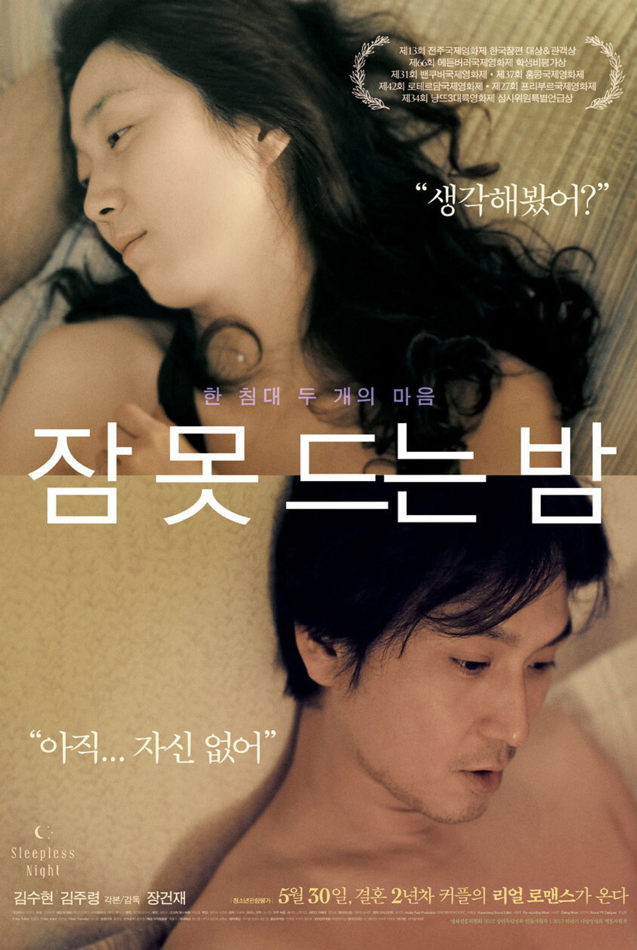 잠 못 드는 밤 filmaffisch