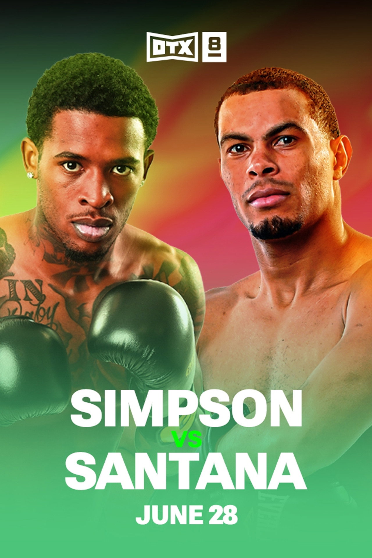 Lorenzo Simpson vs. Raiko Santana filmaffisch