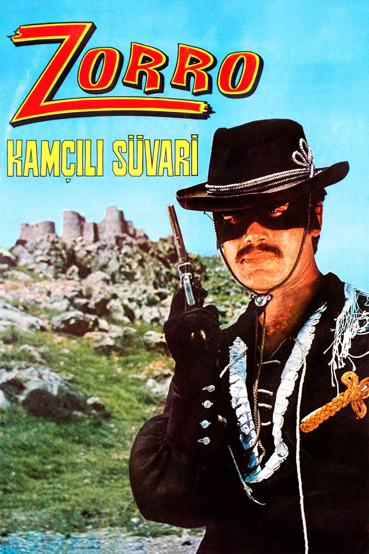 Zorro, the Horseman with the Whip Backdrop
