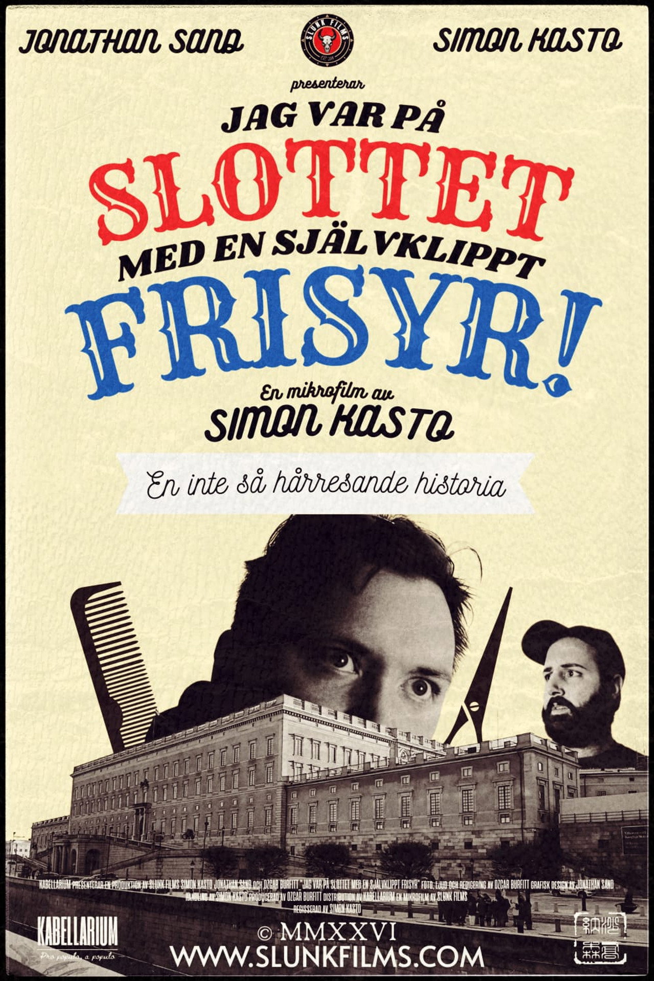 Jag var på slottet med en självklippt frisyr! filmaffisch