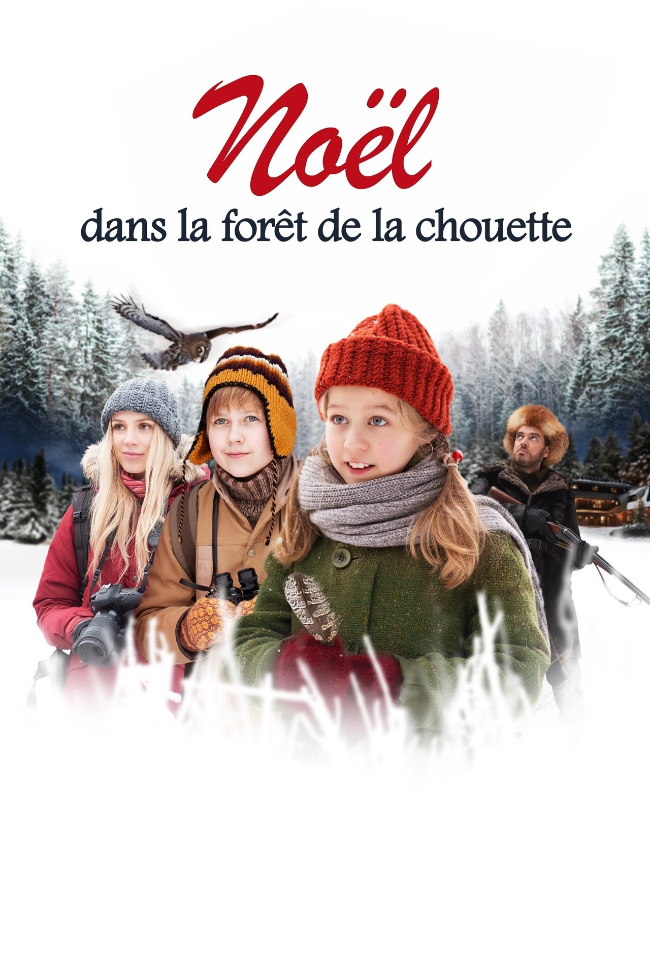 Noël dans la forêt de la chouette poster
