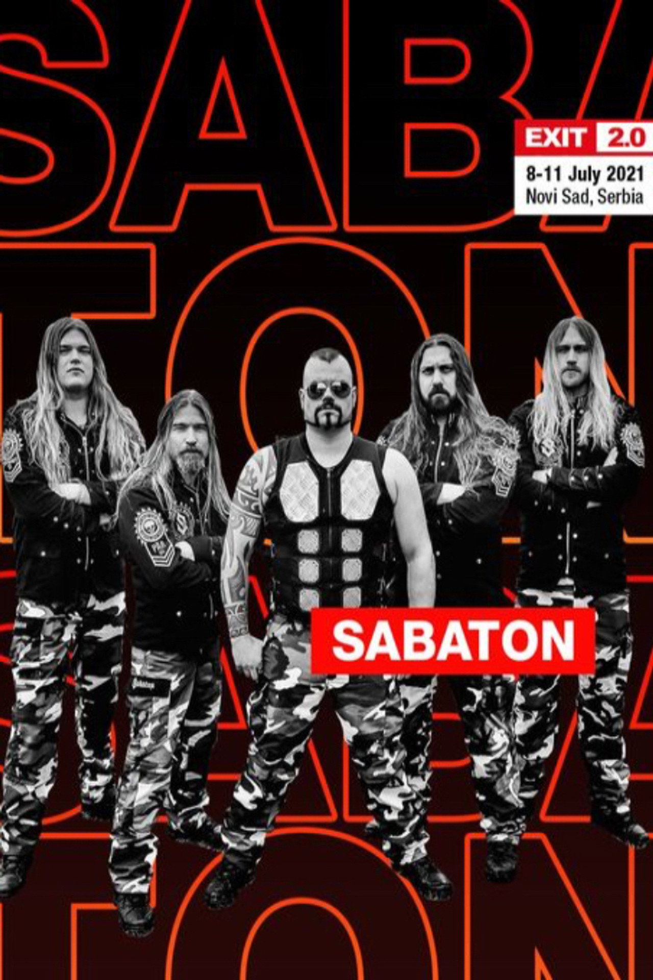 Sabaton - Exit Festival 2021 Livestream filmaffisch