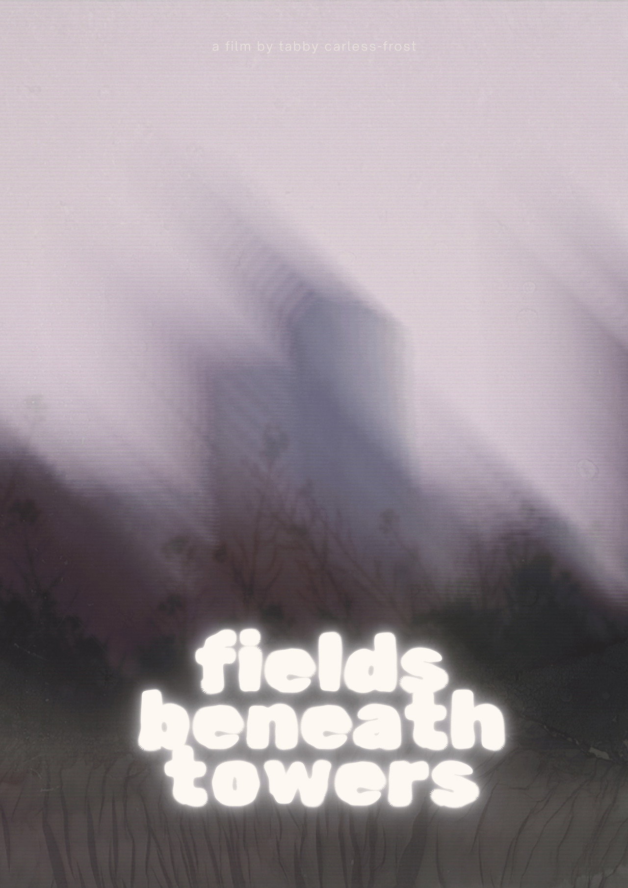 fields beneath towers