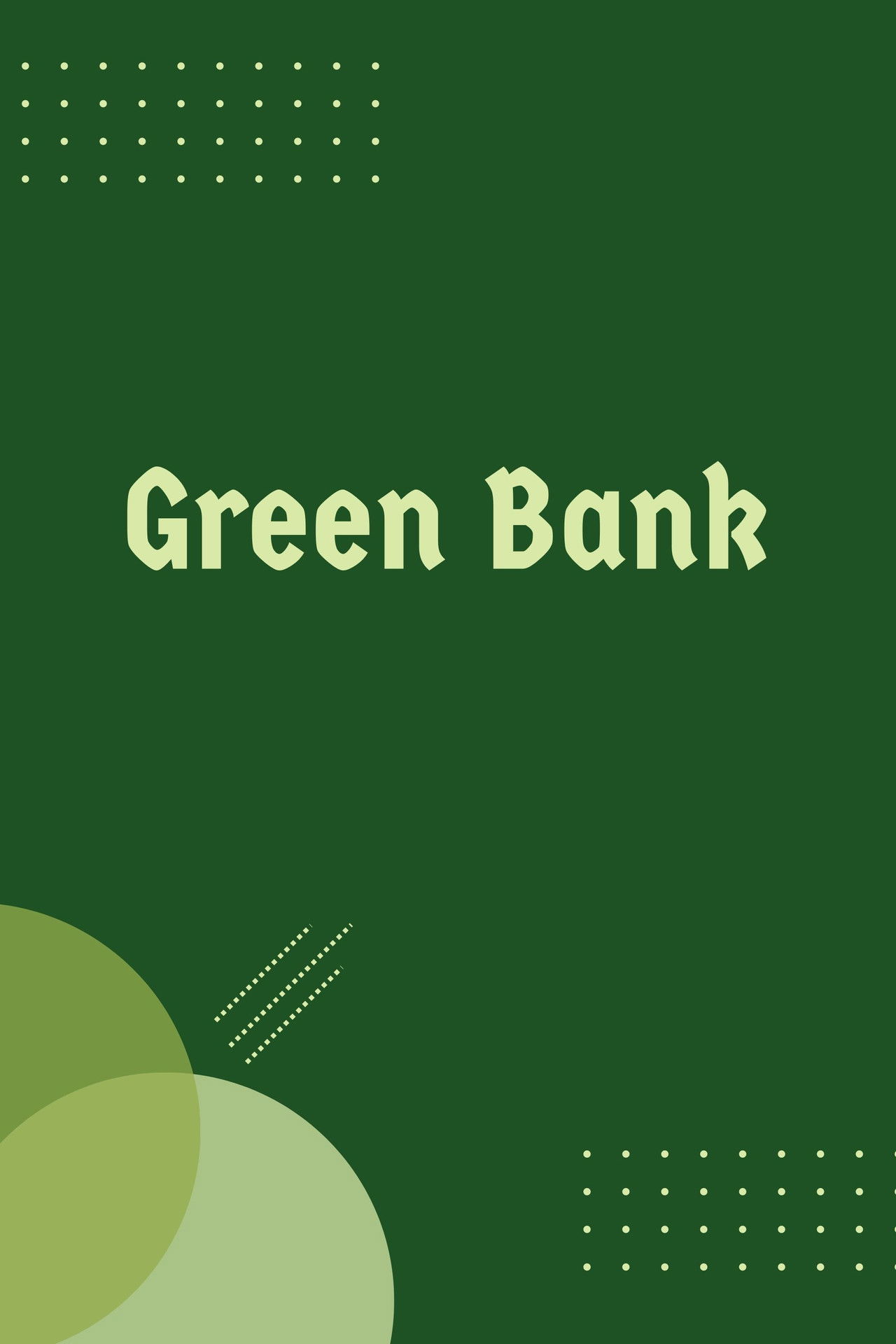 Green Bank Backdrop