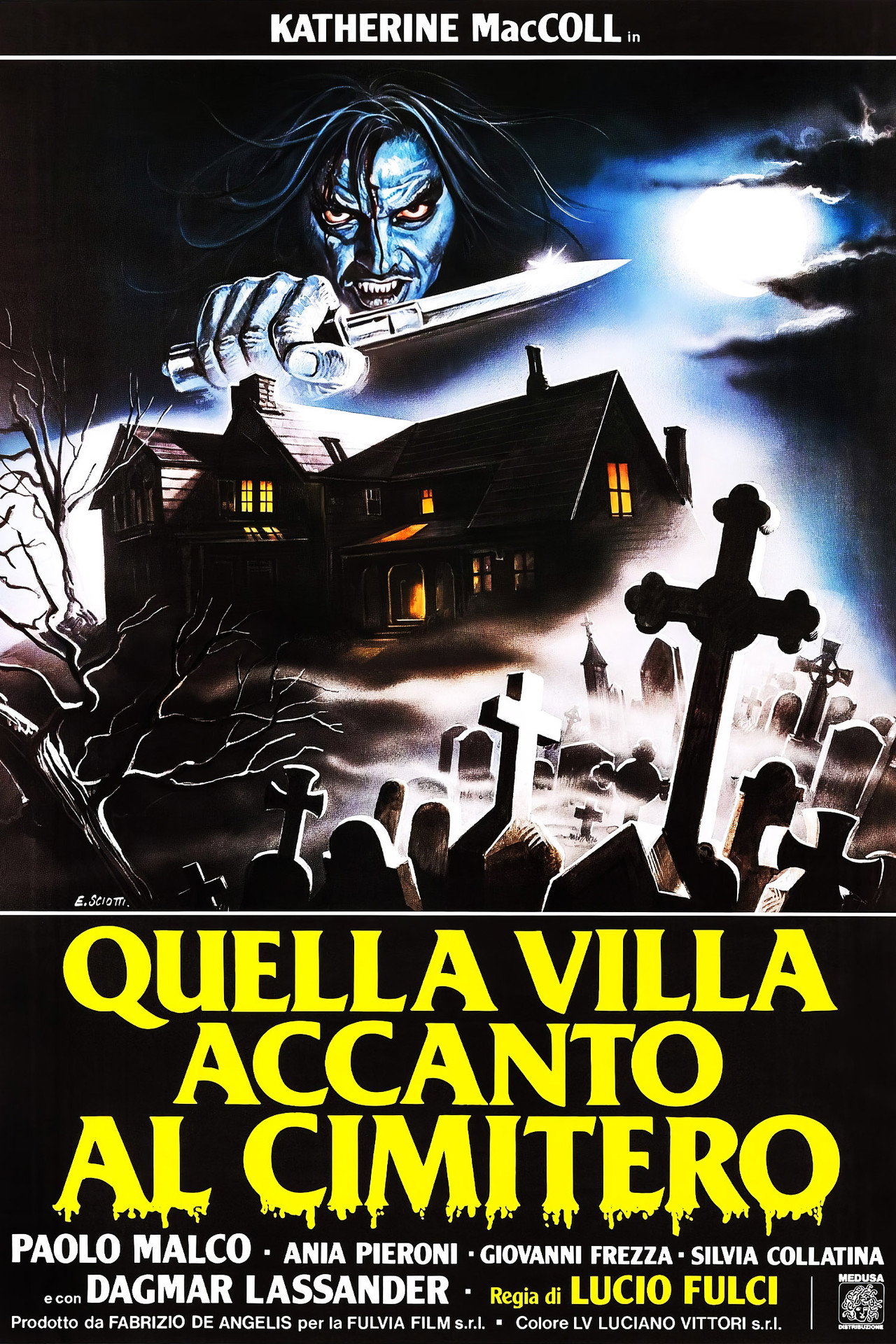 Quella villa accanto al cimitero filmaffisch