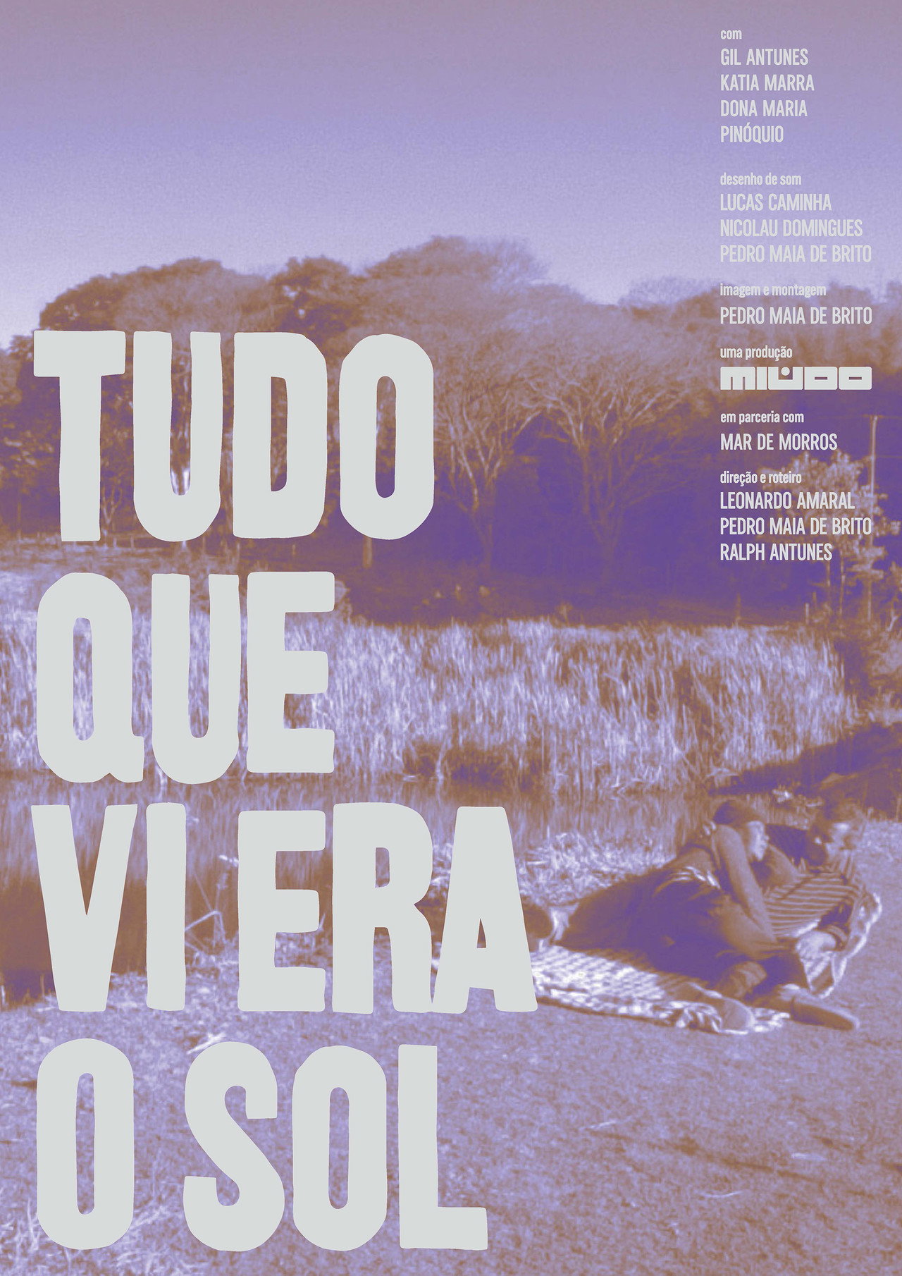 Tudo que vi era o sol filmaffisch