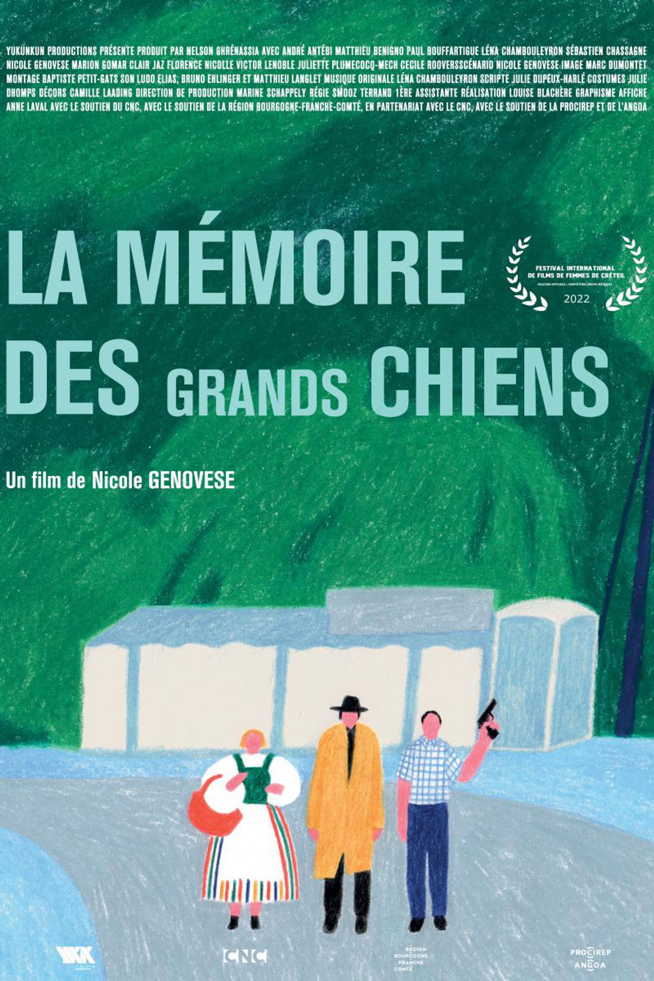La mémoire des grands chiens filmaffisch