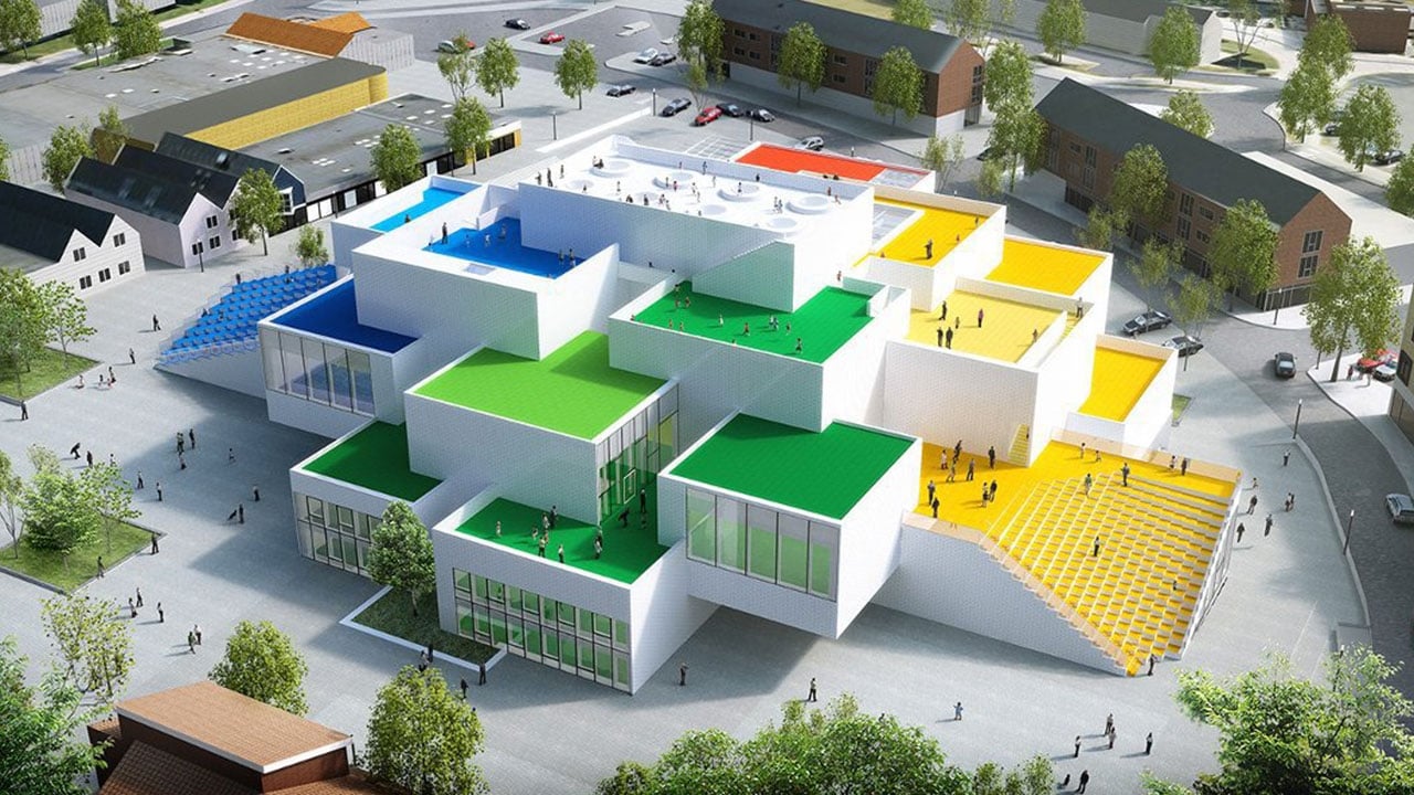 LEGO House - Home of the Brick Backdrop Image