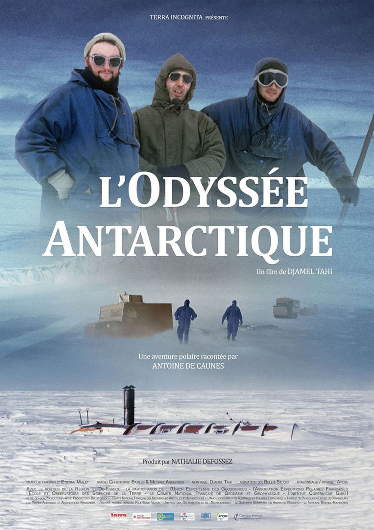 L'odyssée antarctique filmaffisch