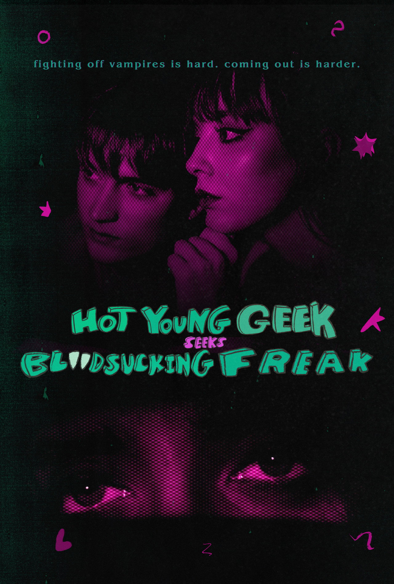 Hot Young Geek Seeks Blood-Sucking Freak filmaffisch