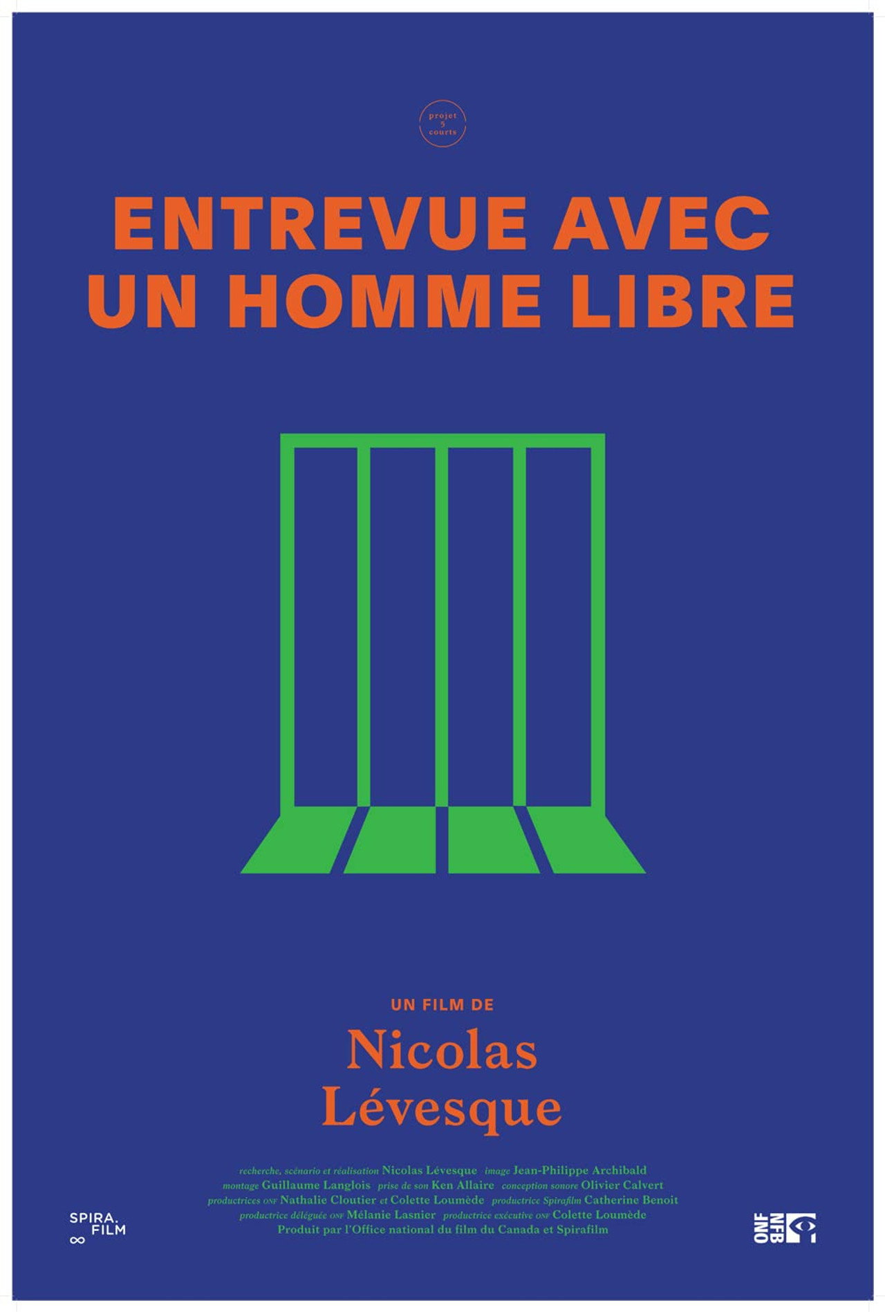 Entrevue avec un homme libre filmaffisch