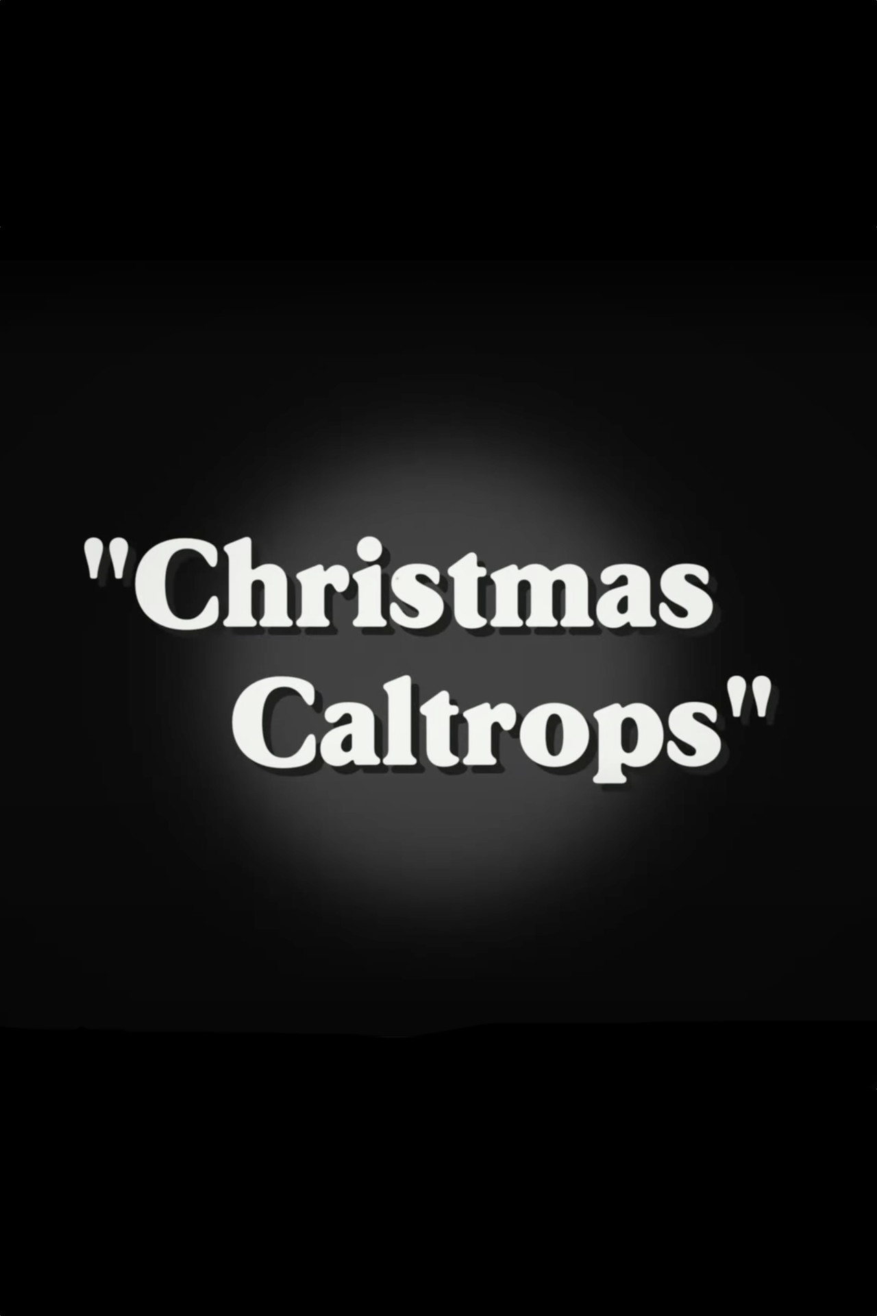 Christmas Caltrops filmaffisch