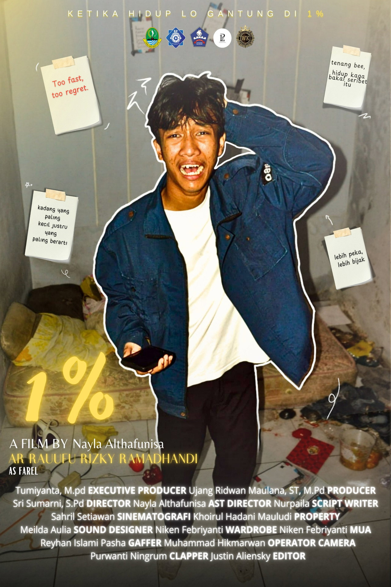 Film Pendek 1% Backdrop