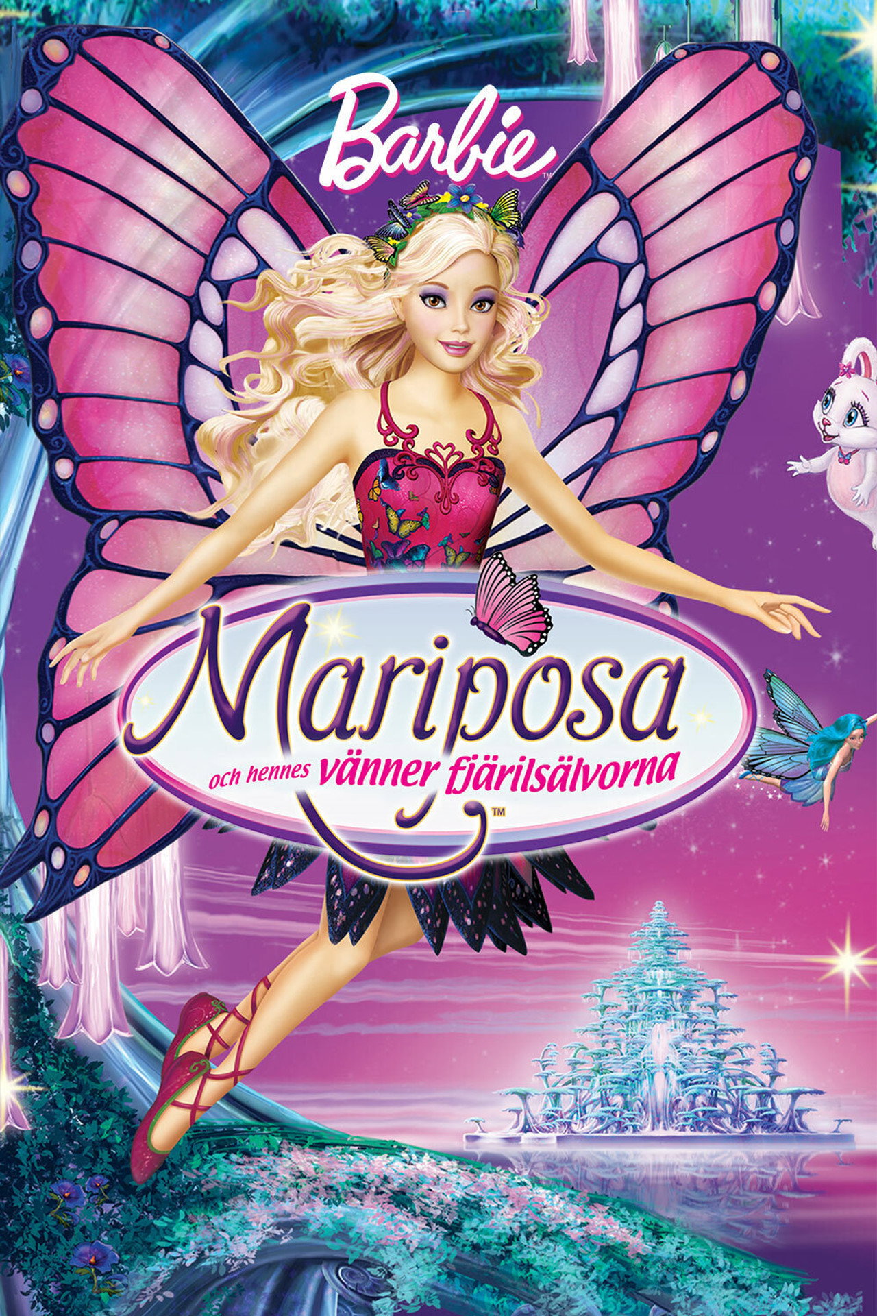 Barbie Mariposa och hennes vänner fjärilsälvorna filmaffisch