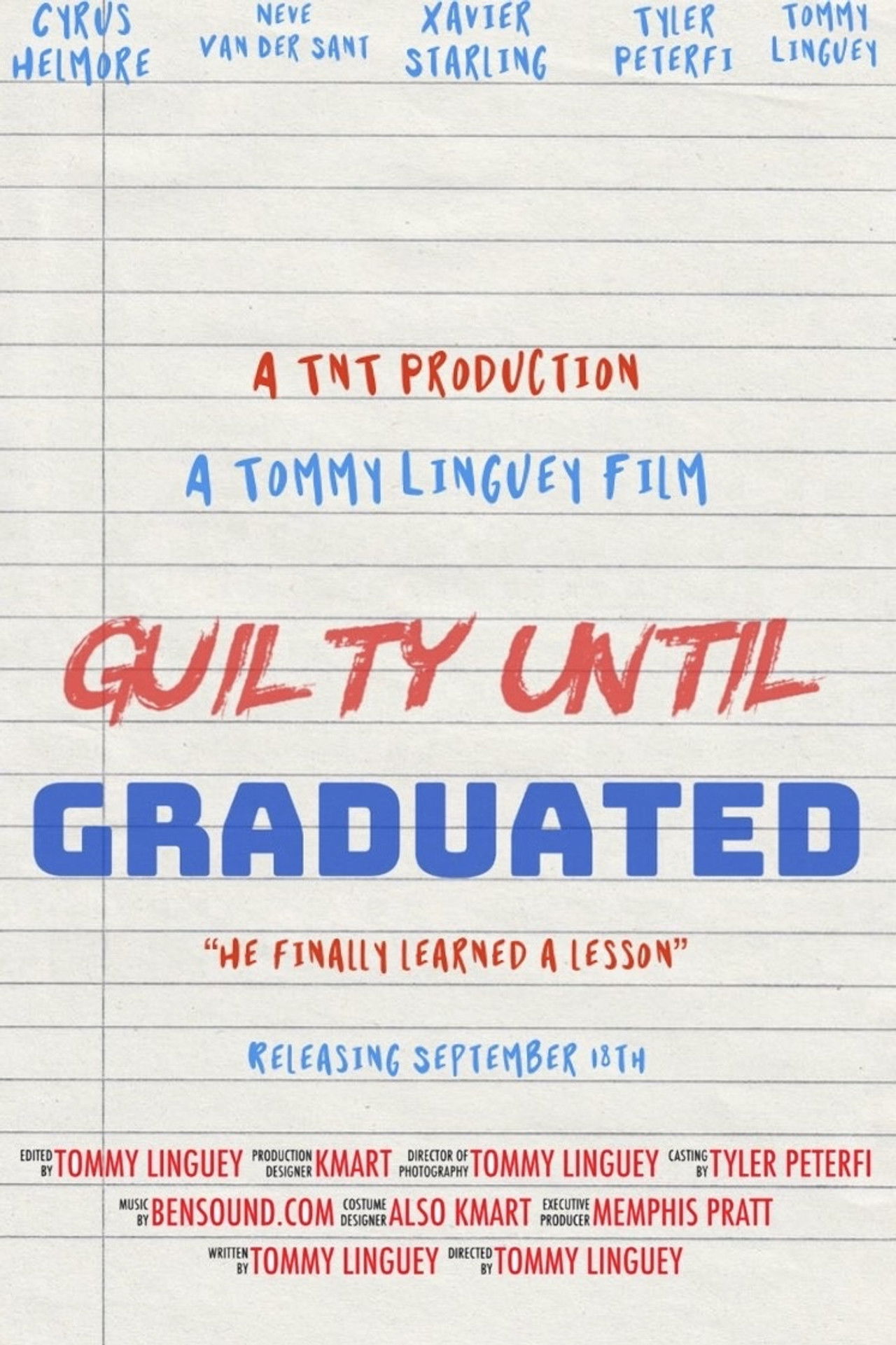 Guilty until Graduated Backdrop